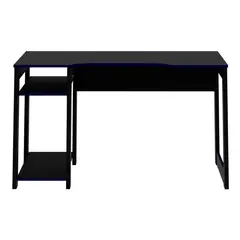 BONNO - Escritorio De Melamina Gamer Sirion Negro/Azul