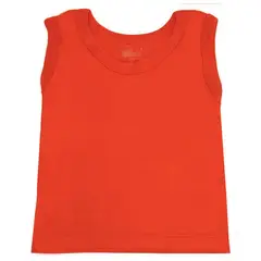GENERICO - Polo bebÃ© sin mangas - Naranjado S.