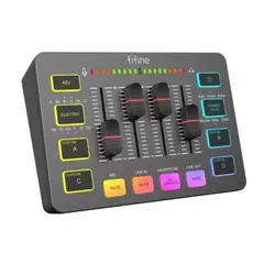 FIFINE - Mixer de audio SC3 BLACK