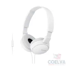 SONY - MDR-ZX110AP High-Quality Powerful Sound Headphone - Blanco