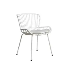 NIHM - Silla de Comedor Terre de Polipropileno Blanco