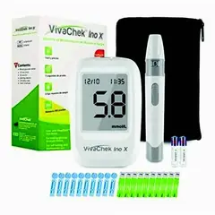 GENERICO - GLUCOMETRO VIVACHEK INO 100 TIRAS Y 100 LANCETAS