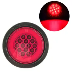 GENERICO - Faro Posterior LED-14 Redondo Neón Rojo