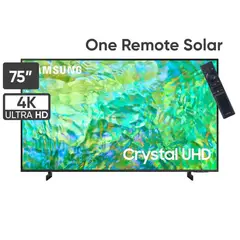 SAMSUNG - Televisor Smart TV 75 Crystal UHD 4K UN75CU8000GXPE 2023