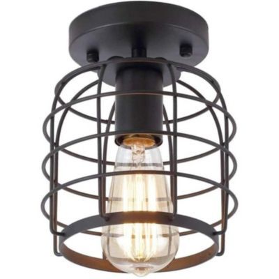 Home-neat retro industrial lámpara de techo de metal