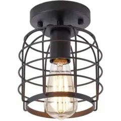 HOME NEAT - Home-neat retro industrial lámpara de techo de metal