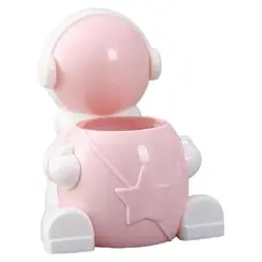 GENERICO - ORGANIZADOR DE ESCRITORIO YO FLOTANTE ASTRONAUTA ROSADO