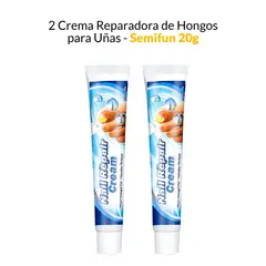 GENERICO - 2 Crema reparadora de hongos para uñas - Semifun 20g