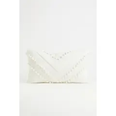 GENERICO - Cojin O Almohada Nordico Fiesta De Pompones 35x55 Cm