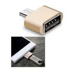 OEM - Adaptador Conector V8 OTG Micro USB a USB Hembra