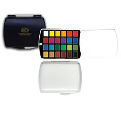 GENERICO - MIJELLO Mission Gold Triple Pans Set Acuarelas 24 colores - medios godets