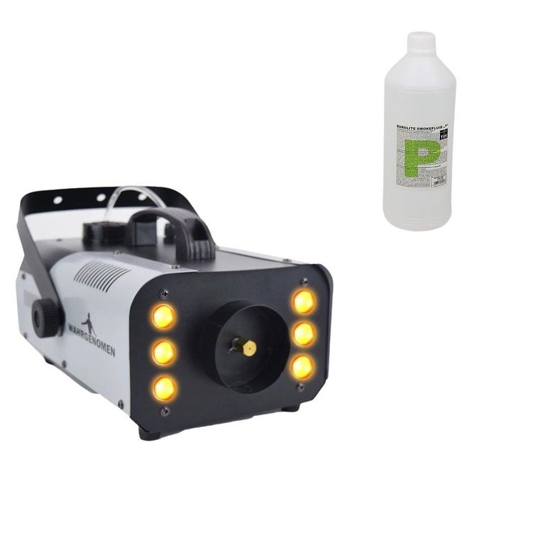 Maquina de Humo 1000w Con Led efecto humo Control Eventos Fiesta