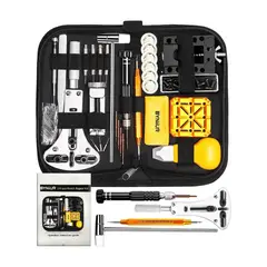 GENERICO - Kit Reparación Relojes Completo Herramientas Mantenimiento