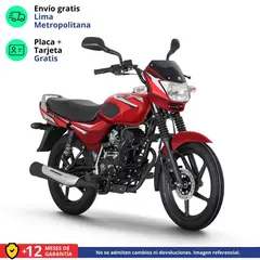BAJAJ - MOTO PARA DELIVERY CT 125 - ROJO.