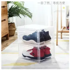 GENERICO - Caja Apilable Organizador De Zapatos Transparente