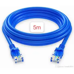 OEM - Cable Internet Red 5m Adaptador Rj45 CAT6 Ethernet UTP LAN Testeado