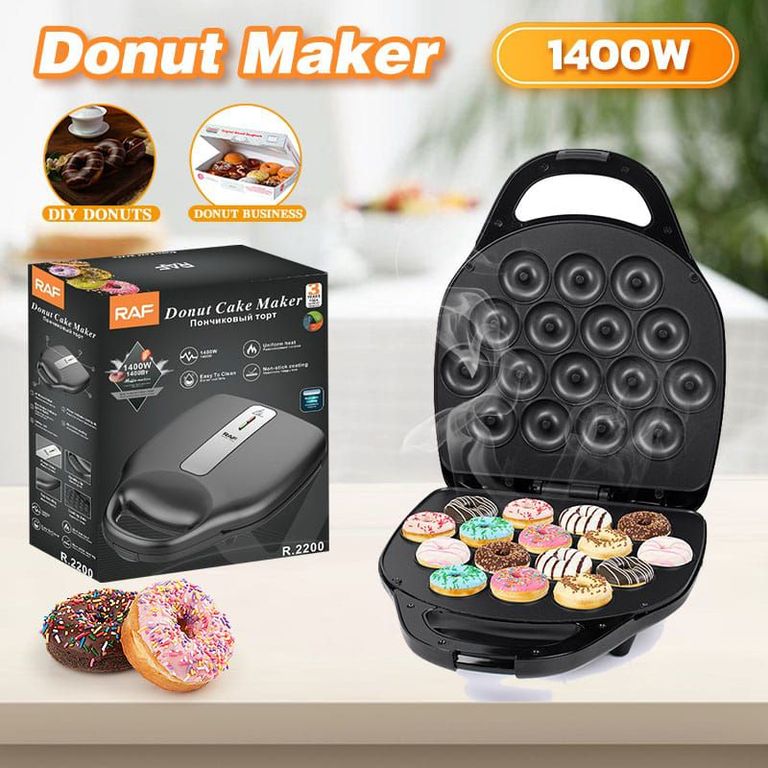 Horno Eléctrico para hacer Donas hasta 16 Donas