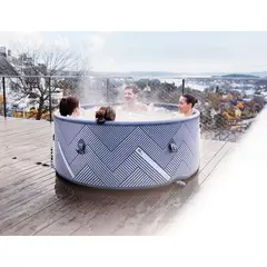 MSPA - Piscina Spa Inflable Naval Frame WiFi para 6 personas