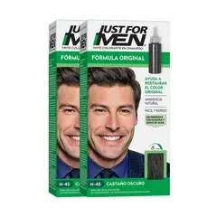 JFM - Tinte para Cabello Just for men Castaño Oscuro x2 Und