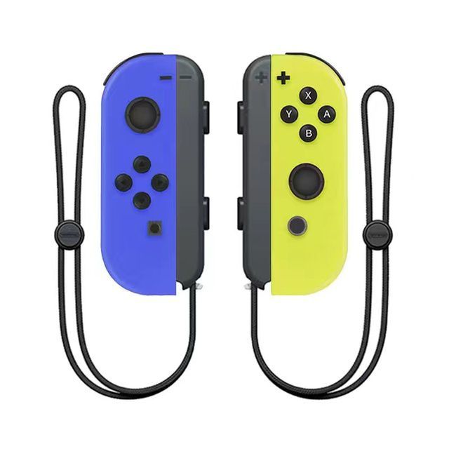 Mandos para nintendo switch joycon l y r inalámbrico blue yellow.