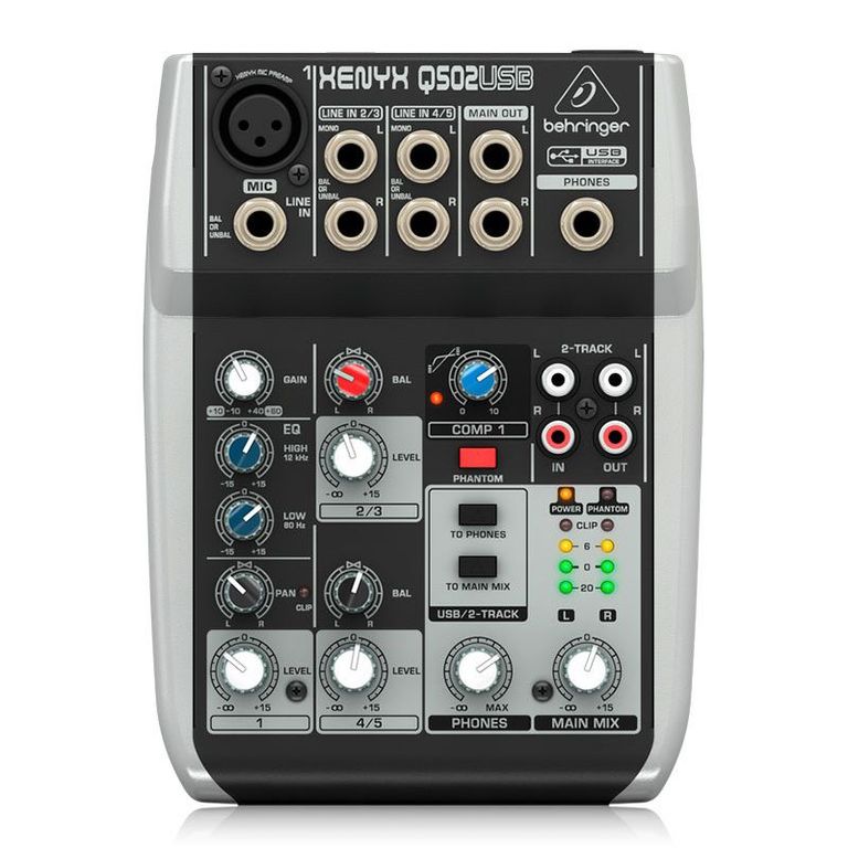 Q502USB - Mezclador con interfaz