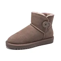 SHANDIAN - Zapatillas mujer botines de invierno para mujer