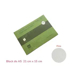 GENERICO - Baohong Papel de acuarela ACADÉMICO Grano Fino - A5 21x15 cm