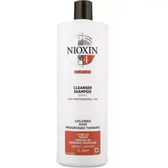 NIOXIN - Nioxin-4 Shampoo Densificador Para Cabello Teñido 1000ml