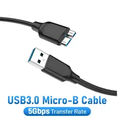GENERICO - Cable USB 3,0 macho A Micro B -disco duro externo Hd