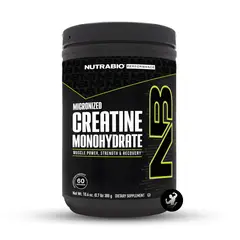 NUTRABIO - Nueva Creatina Monohidratada Grado Farmacéutico - 300 gr