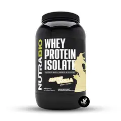 NUTRABIO - Proteína aislada 2 LB - Alpine Vanilla