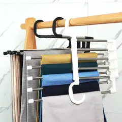 GENERICO - Organizador De Pantalones Multiuso Plegable Y Ahorra Espacio