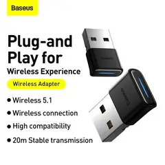 BASEUS - Bluetooth 5.1 Adaptador transmisor y receptor