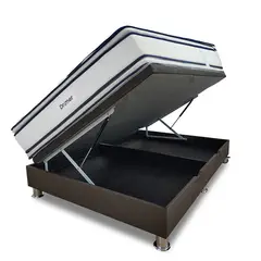 DRIMER - Cama Practibox Fiamma Antistress 1.5 Plazas Marrón