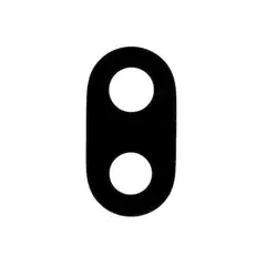 GENERICO - Repuesto Vidrio Camara Trasera SAMSUNG GALAXY A10 - Negro.