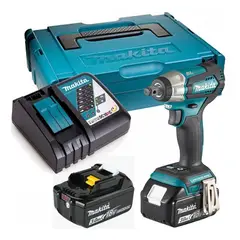 MAKITA - Llave de Impacto 1/2'' 18V LXT BL Inc 2 Bat y Carg DTW181RFJ