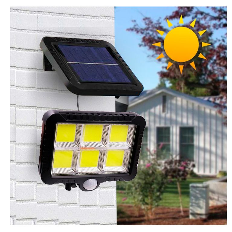 Lampara Panel LED solar para exteriores 6 Celdas de Luz
