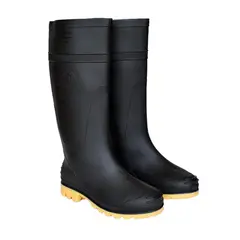 GENERICO - BOTAS DE LLUVIA RAMBO NEGRO TALLAS 44 A LA 47