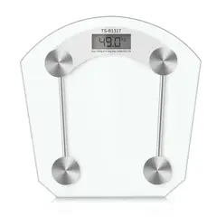 GENERICO - Balanza Digital de Hogar 180 Kg Vidrio Templado Báscula de Baño OK-65