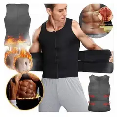 GENERICO - Faja Chaleco Reductor Térmico Hombre Talla S