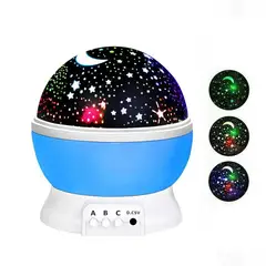 GENERICO - Lámpara Proyector De Estrellas Y Lunas Giratorio
