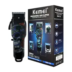 KEMEI - Máquina Cortadora de Cabello Profesional Inalámbrica 735