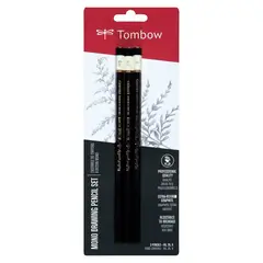TOMBOW - Set lápices de grafito 3 unidades