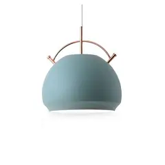 HELIOS - Lámpara Colgante TEAPOT Celeste.