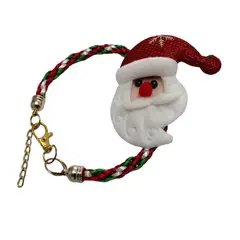 GENERICO - Collar Para Perros Navideño Noel Rojo- Cuello 30 a 35 cm