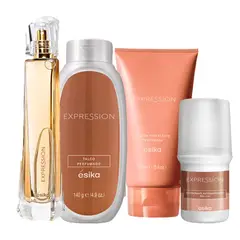 ESIKA - Expression Perfume de Mujer con Locion Desodorante y Talco