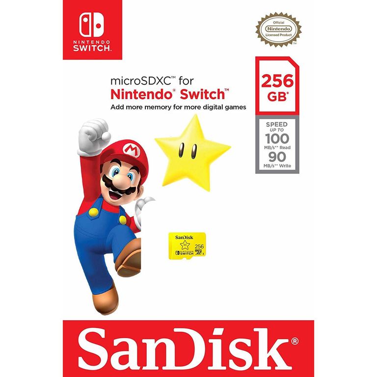 Memoria Micro SD UHS- 256gb para Nintendo Switch