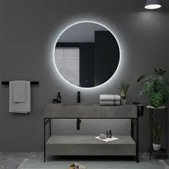 GENERICO - Espejo Led Táctil Circular 60cm Luz Fría