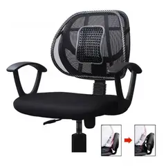 GENERICO - Respaldar Cojin Lumbar Antiestres Corrector Postura