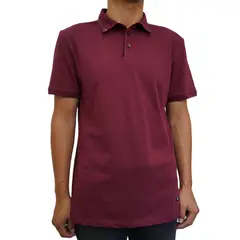 JUSTO - POLO GUINDA BOX - CAMISERO ALGODON